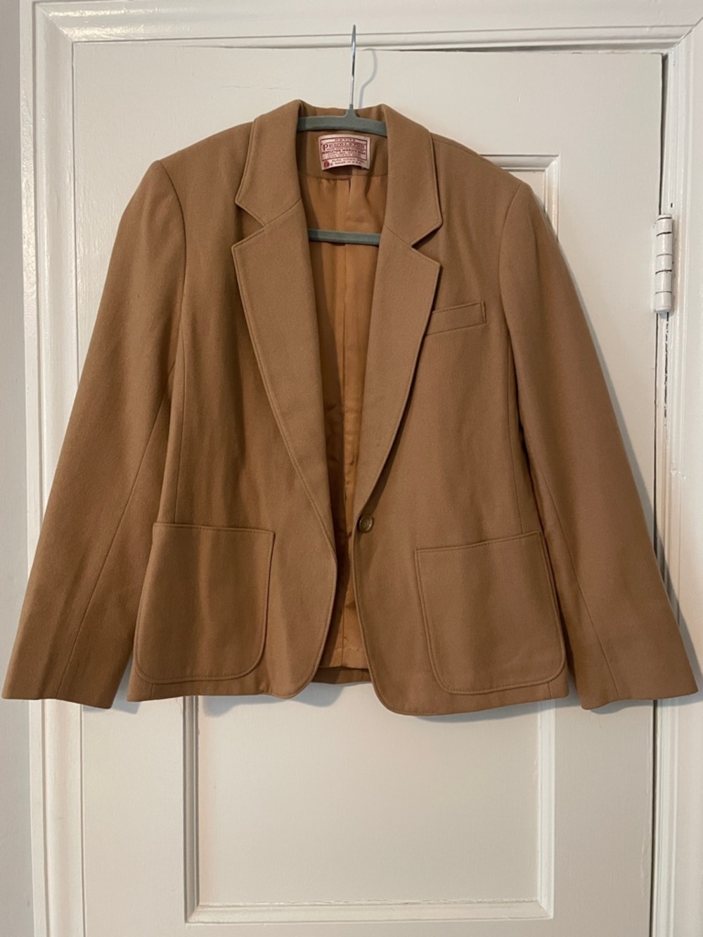 Pendleton Camel Wool Blazer Jacket - Women's